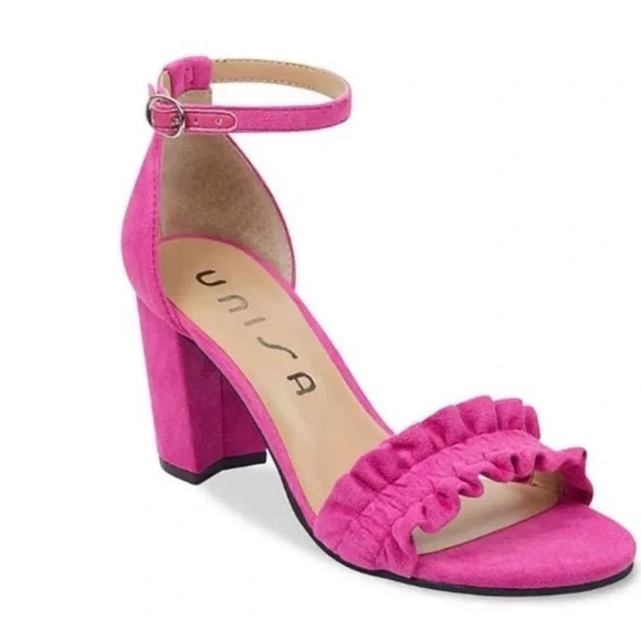 Unisa Shoes Pink Unisa Suade Diara Sandal Size 85 Poshmark